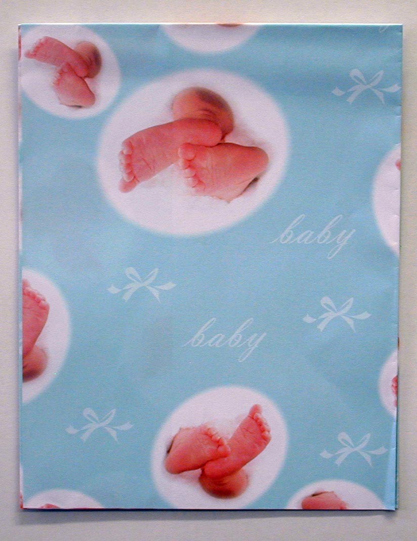 Baby Feet - Blue Wrapping Paper
