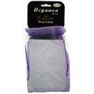 Lilac/Silver Dots Organza Bag Medium