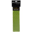 Green Polka Dots Satin Premium Ribbon Hank